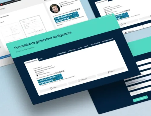 Développement plugin WordPress Email Signature Generator