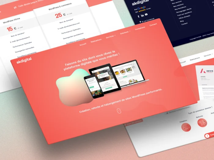 refonte site WordPress agence web akdigital.fr